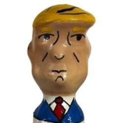 CONDOMERIE - PRÉSERVATIFS FANTAISIE PEINTS À LA MAIN GRUMPY TRUMP XL