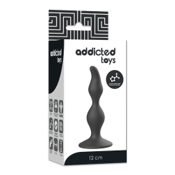 Plug Anal 12 cm Noir – Addicted Toys