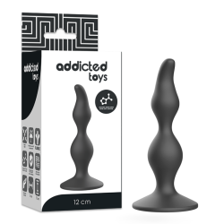 Plug Anal 12 cm Noir – Addicted Toys