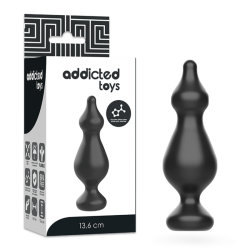 Plug Anal Noir 13,6 cm – Addicted Toys