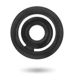 ADDICTED TOYS - C-Ring Pénis Potenz - Noir & Clair