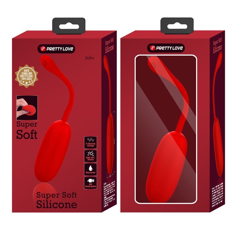 Oeuf vibrant imperméable rechargeable Julius