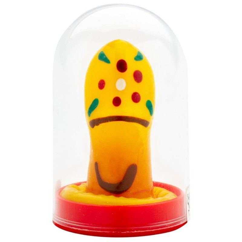 CONDOMERIE - SABOTS DE PRÉSERVATIFS FANTAISIE PEINTS À LA MAIN CONDOMERIE - SABOTS DE PRÉSERVATIFS FANTAISIE PEINTS À LA MAIN