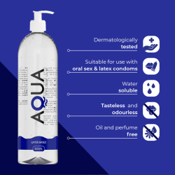 AQUA QUALITY - LUBRIFIANT À BASE DEAU 1000 ML