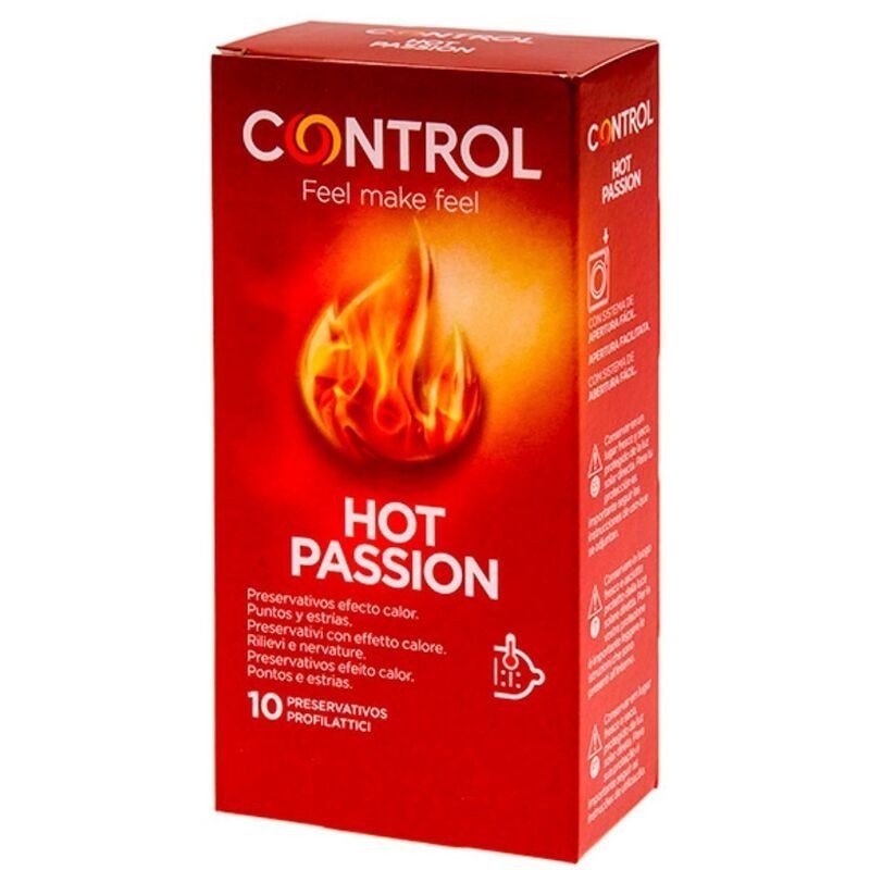 CONTROL - EFFET RÉCHAUFFANT HOT PASSION 10 UNITÉS CONTROL - EFFET RÉCHAUFFANT HOT PASSION 10 UNITÉS