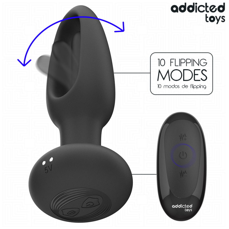 Plug Anal Vibrant avec Télécommande – Addicted Toys