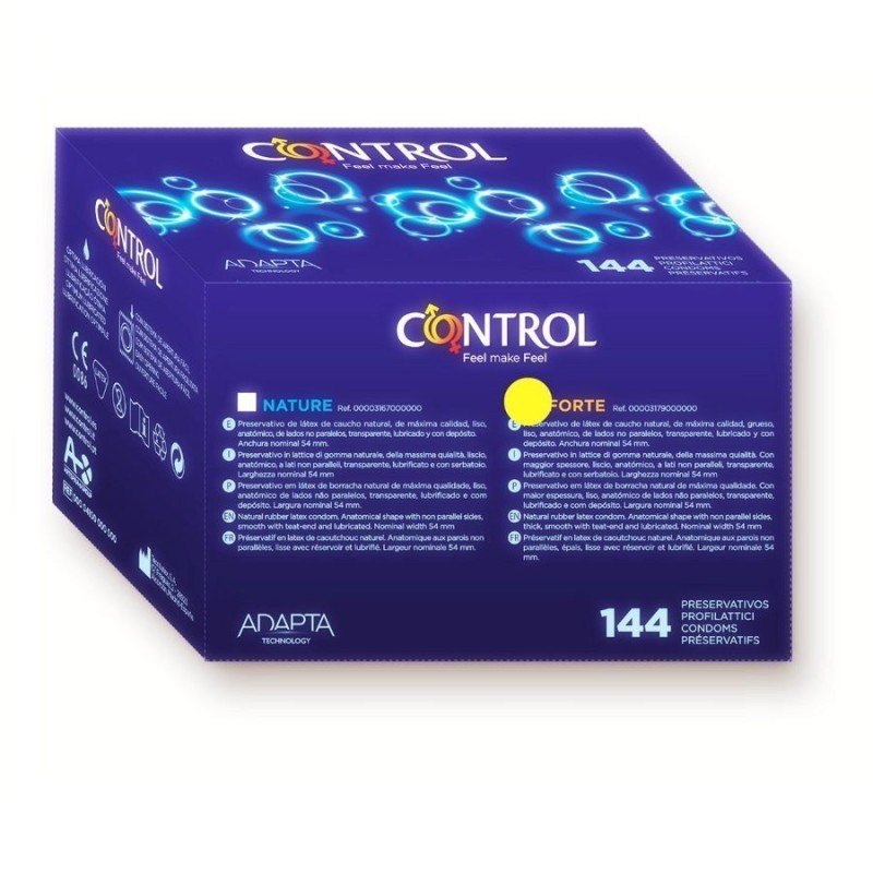 CONTROL - PRÉSERVATIFS ADAPTA FORTE 144 UNITÉS CONTROL - PRÉSERVATIFS ADAPTA FORTE 144 UNITÉS