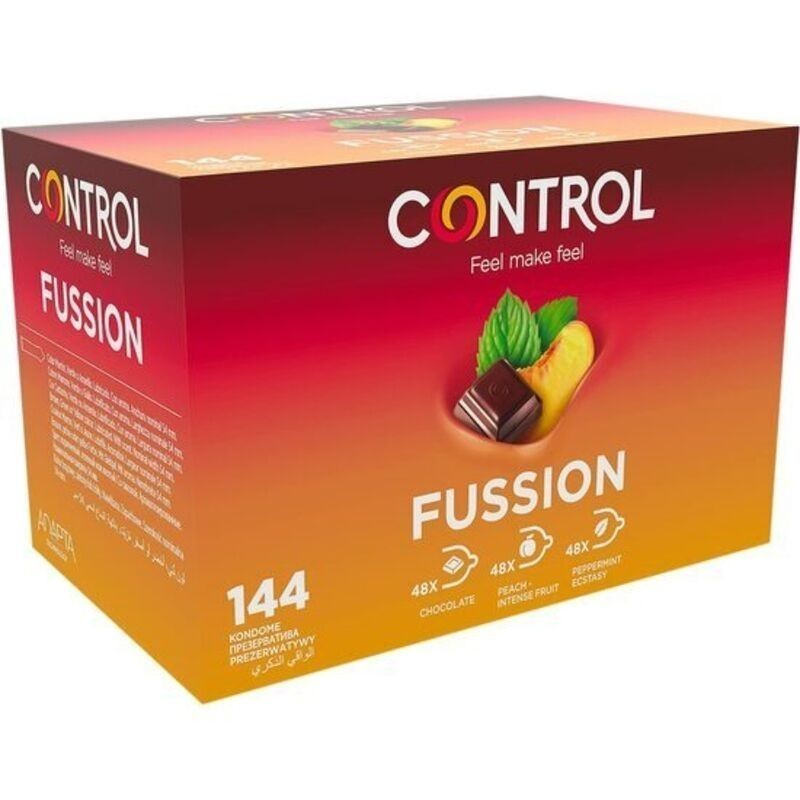 CONTROL - PRÉSERVATIFS ADAPTA FUSSION 144 UNITÉS CONTROL - PRÉSERVATIFS ADAPTA FUSSION 144 UNITÉS