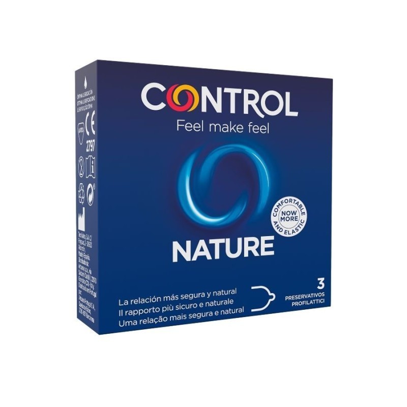 CONTROL - PRÉSERVATIFS ADAPTA NATURE 3 UNITÉS CONTROL - PRÉSERVATIFS ADAPTA NATURE 3 UNITÉS