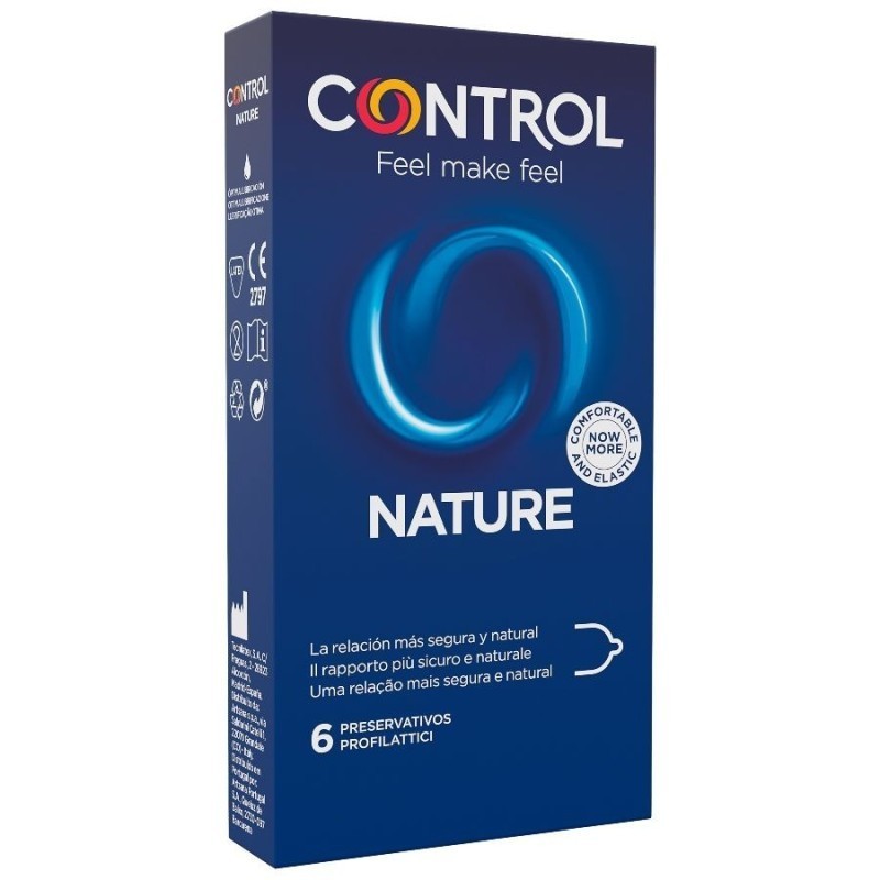 CONTROL - PRÉSERVATIFS ADAPTA NATURE 6 UNITÉS CONTROL - PRÉSERVATIFS ADAPTA NATURE 6 UNITÉS