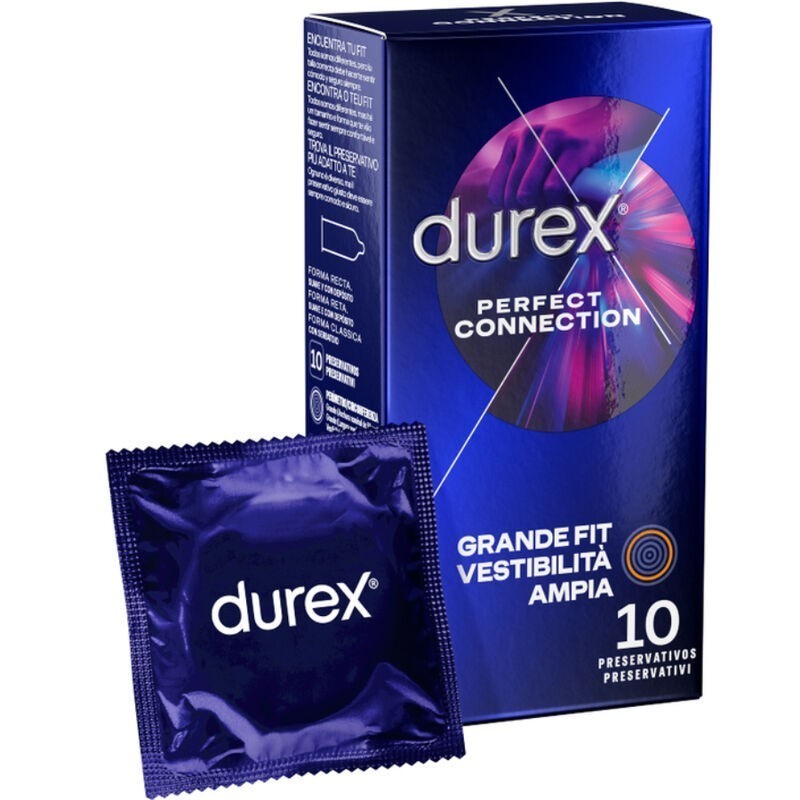 DUREX - CONNEXION PARFAITE SILICONE LUBRIFICATION EXTRA 10 UNITÉS DUREX - CONNEXION PARFAITE SILICONE LUBRIFICATION EXTRA 10 UNITÉS
