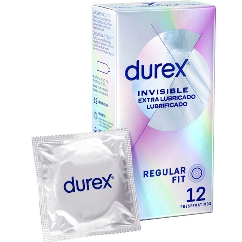 DUREX - INVISIBLE EXTRA LUBRIFIÉ 12 UNITÉS DUREX - INVISIBLE EXTRA LUBRIFIÉ 12 UNITÉS