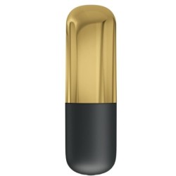 Oeuf vibrant doré rechargeable bullet