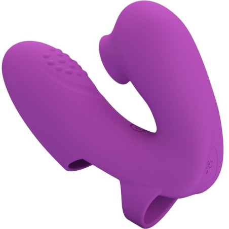 Doigt vibrant avec stimulateur de clitoris Athena