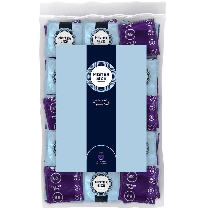 MISTER SIZE - PRÉSERVATIFS TAILLE XXXL 69 MM (100 UNITÉS) MISTER SIZE - PRÉSERVATIFS TAILLE XXXL 69 MM (100 UNITÉS)