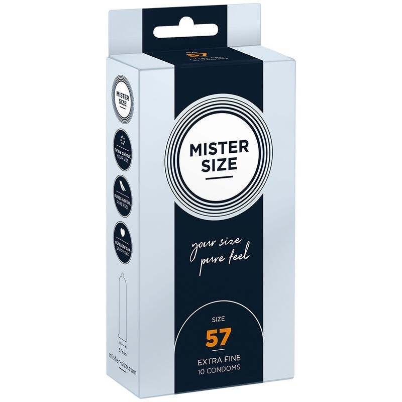 MISTER SIZE - PRÉSERVATIF TAILLE L 57 MM (10 UNITÉS) MISTER SIZE - PRÉSERVATIF TAILLE L 57 MM (10 UNITÉS)
