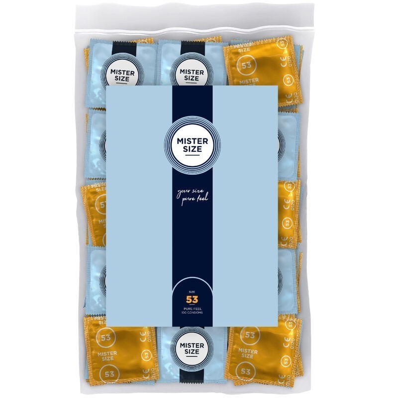MISTER SIZE - PRÉSERVATIF TAILLE M 53 MM (100 UNITÉS) MISTER SIZE - PRÉSERVATIF TAILLE M 53 MM (100 UNITÉS)