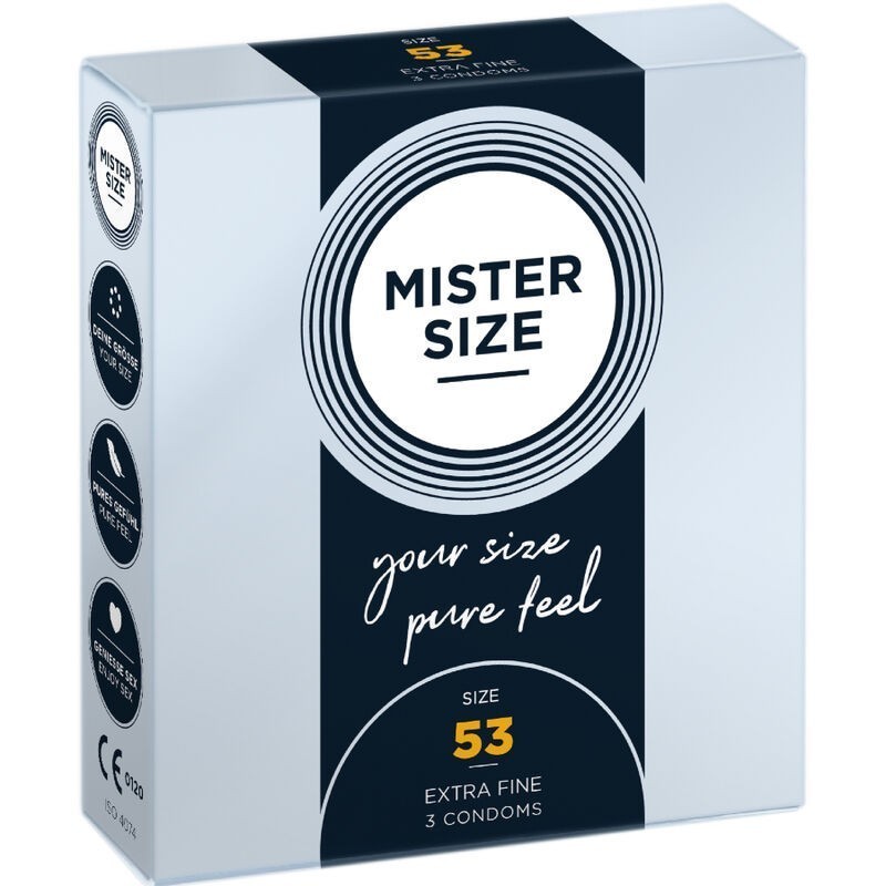 MISTER SIZE - PRÉSERVATIF TAILLE M 53 MM (3 UNITÉS) MISTER SIZE - PRÉSERVATIF TAILLE M 53 MM (3 UNITÉS)