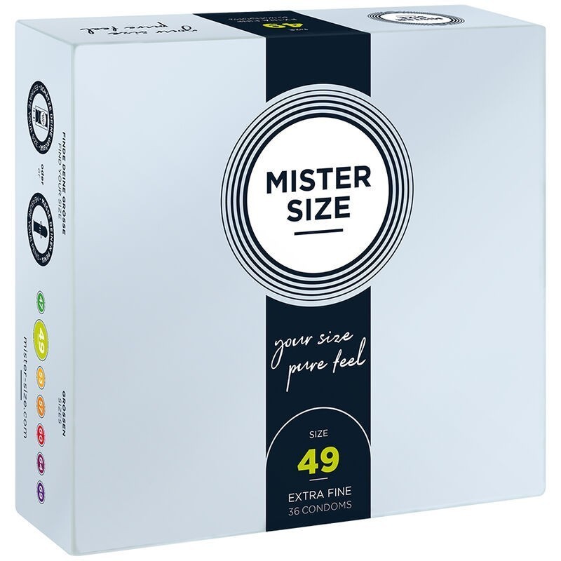 MISTER SIZE - PRÉSERVATIF TAILLE S 49 MM (36 UNITÉS) MISTER SIZE - PRÉSERVATIF TAILLE S 49 MM (36 UNITÉS)