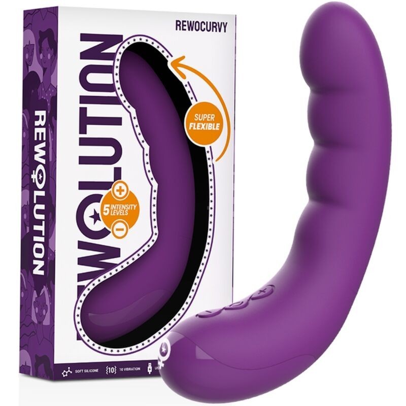 Vibromasseur flexible rechargeable Rewocurvy