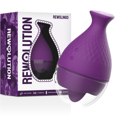Stimulateur de clitoris avec langue vibrante Rewolingo