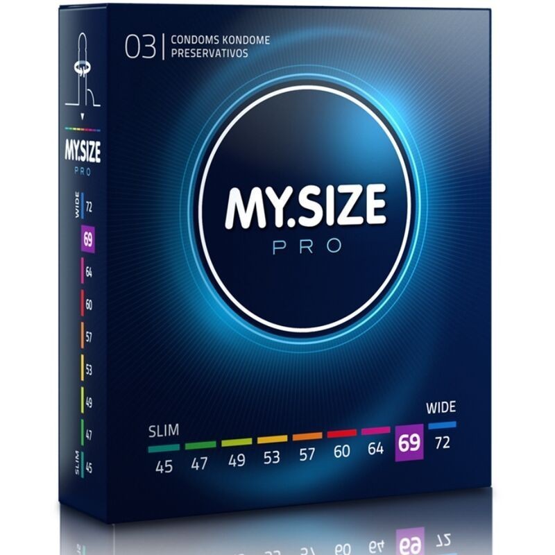 MY SIZE - PRO PRESERVATIFS 69 MM 3 UNITES MY SIZE - PRO PRESERVATIFS 69 MM 3 UNITES