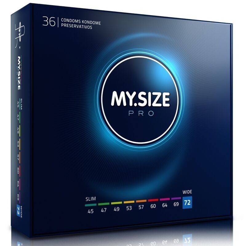 MY SIZE - PRO PRÉSERVATIFS 72 MM 36 UNITÉS MY SIZE - PRO PRÉSERVATIFS 72 MM 36 UNITÉS