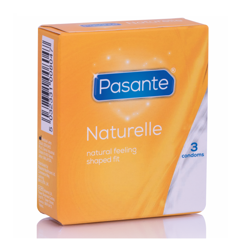 PASANTE - PRÉSERVATIF NATURELLE 3 PACK PASANTE - PRÉSERVATIF NATURELLE 3 PACK