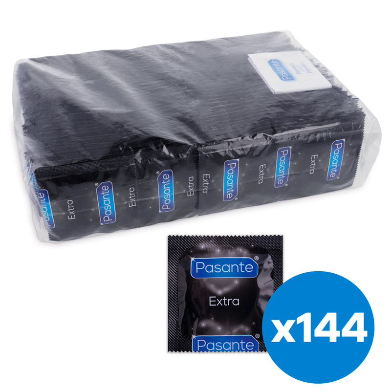 PASANTE - PRÉSERVATIFS EXTRA 144 UNITÉS PASANTE - PRÉSERVATIFS EXTRA 144 UNITÉS