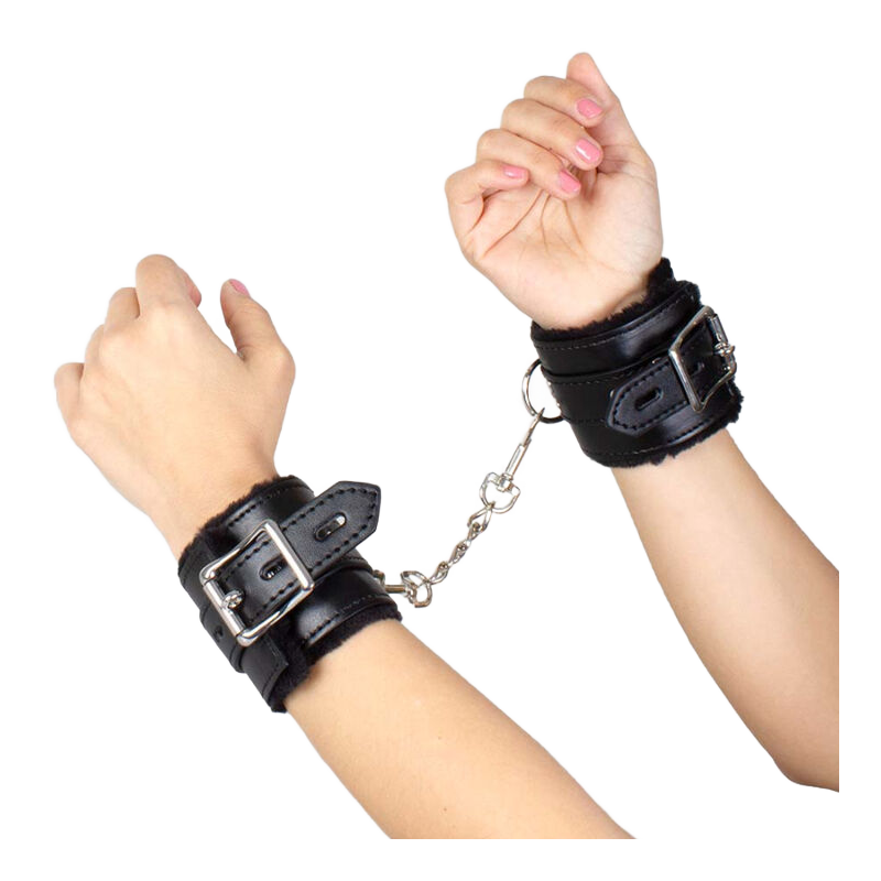 MENOTTES DE BONDAGE NOIRES COLLECTION BDSM