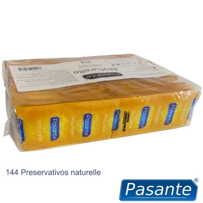 PASANTE - PRÉSERVATIFS NATURELLE SAC 144 UNITÉS PASANTE - PRÉSERVATIFS NATURELLE SAC 144 UNITÉS