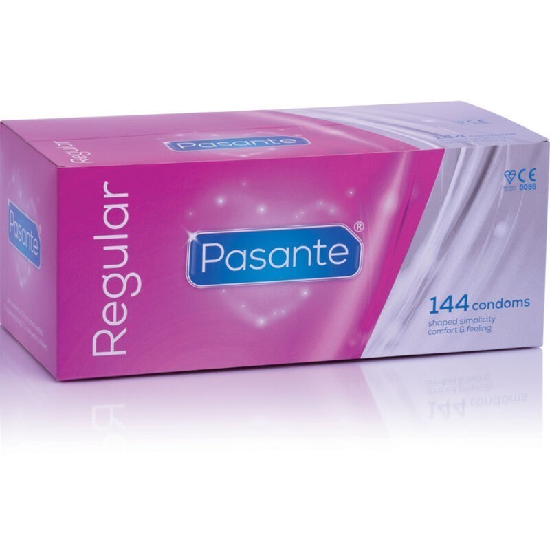 PASANTE - PRÉSERVATIFS RÉGULIERS 144 UNITÉS PASANTE - PRÉSERVATIFS RÉGULIERS 144 UNITÉS