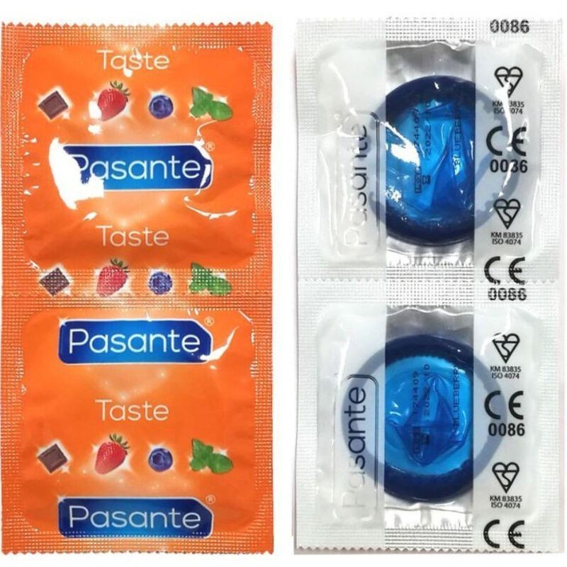 PASANTE - PRÉSERVATIFS SAVEUR BLEUET SAC 144 UNITÉS PASANTE - PRÉSERVATIFS SAVEUR BLEUET SAC 144 UNITÉS