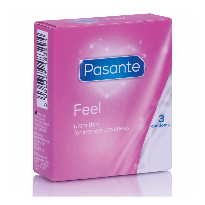 PASANTE - PRÉSERVATIFS SENSIBLES ULTRA MINCE 3 UNITÉS PASANTE - PRÉSERVATIFS SENSIBLES ULTRA MINCE 3 UNITÉS