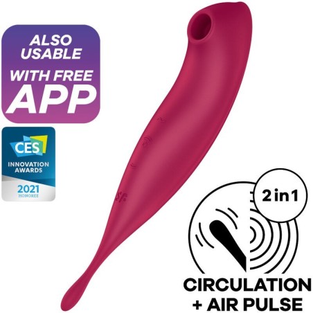 APPLICATION DE STIMULATEUR ET VIBRATEUR TWIRLING PRO+
