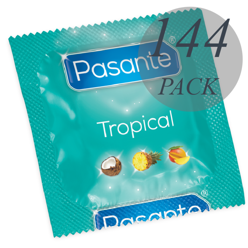 PASANTE - PRÉSERVATIFS TROPICAL SAC 144 UNITÉS PASANTE - PRÉSERVATIFS TROPICAL SAC 144 UNITÉS
