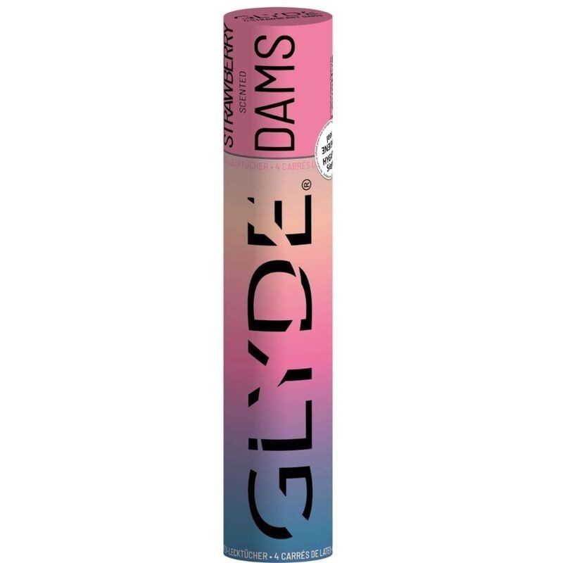 SHEER GLYDE - DAMS LAMINAS LATEX SEXE ORAL FRAISE SHEER GLYDE - DAMS LAMINAS LATEX SEXE ORAL FRAISE