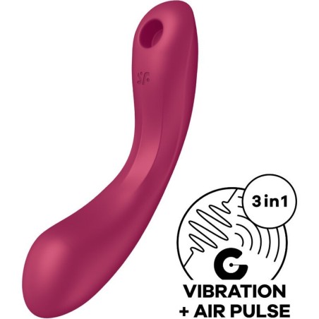 Curve Trinity 1 : Stimulateur ultime à vibration Air Pulse
