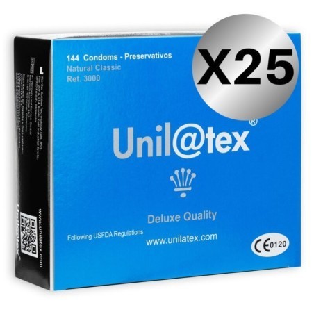 UNILATEX - CONSERVATEURS NATURELS PACK 25 X 144 UNITÉS