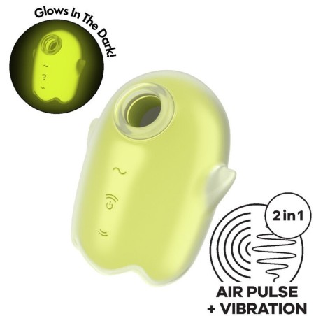 Stimulateur de clitoris à air pulsé Glowing Ghost
