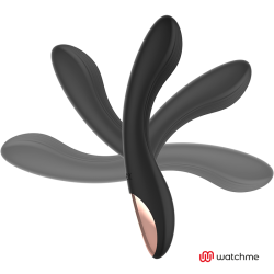 Vibromasseur Désir Curve – Télécommande & Technologie A WatchMe Noir / Or