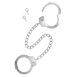 Menottes pour chevilles en métal