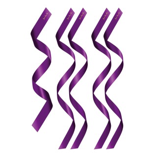 Set bandeaux soumission yeux, poignets et chevilles violet