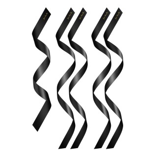 Set bandeaux soumission yeux, poignets et chevilles noir