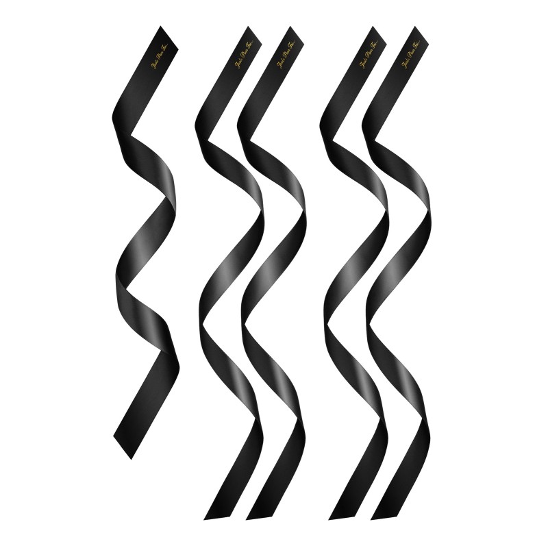 Set bandeaux soumission yeux, poignets et chevilles noir