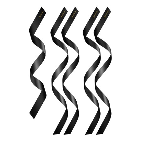 Set bandeaux soumission yeux, poignets et chevilles noir