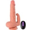 Gode vibrant avec stimulateur de clitoris Hayden 16cm avec télécommande
