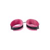 Menottes poignets aspect fourrure rose fermeture scratch