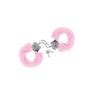 Menottes pour poignets fourrure rose