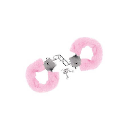Menottes pour poignets fourrure rose